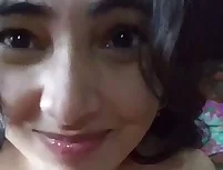 Sexy video of a cute girl giving a blowjob and getting cummed on